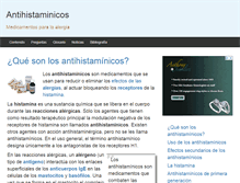 Tablet Screenshot of antihistaminico.com